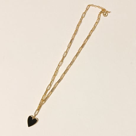 Heart plated necklace