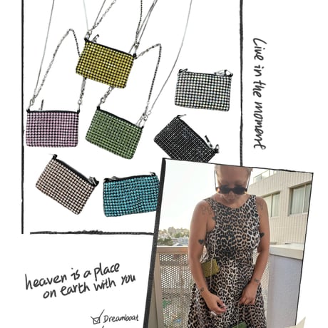 Mini bling bag w 2 straps