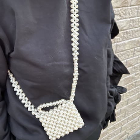 Pearl mini shoulder bag