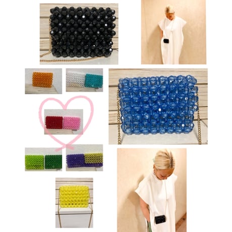beaded doll bag