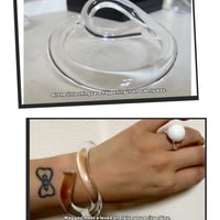 Clear unique bangle