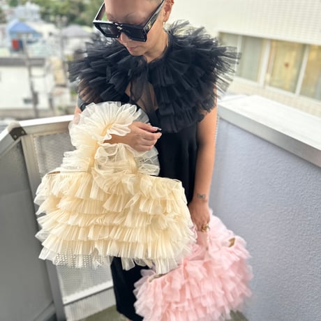 Medium tulle tote by DIR69