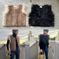 DIR69 x burself  sweet eco fur vest