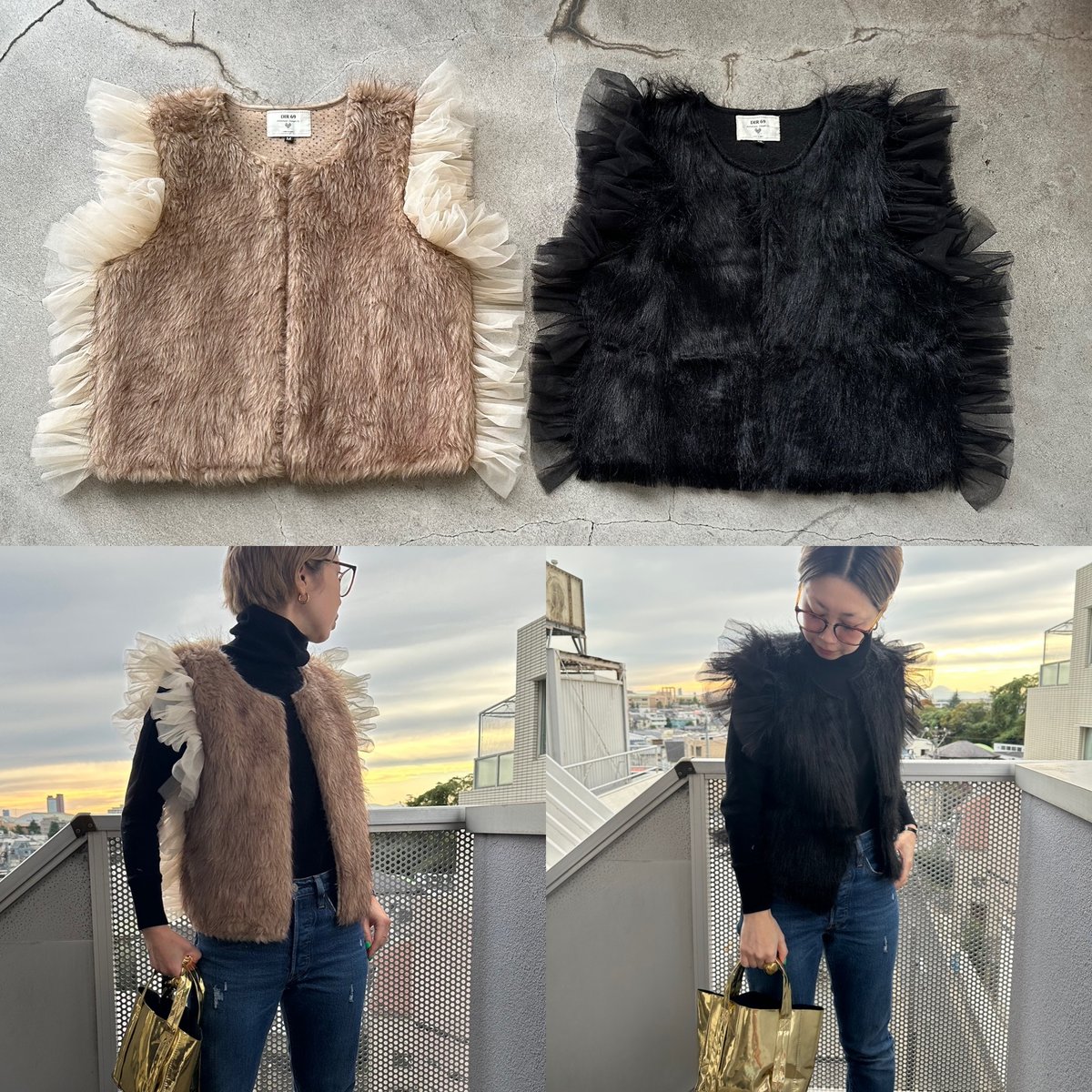 DIR69 x burself sweet eco fur vest | burself
