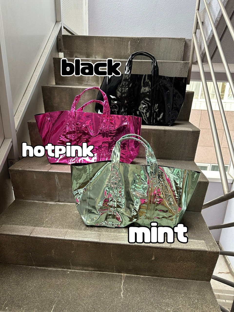 XL size mirror tote | burself