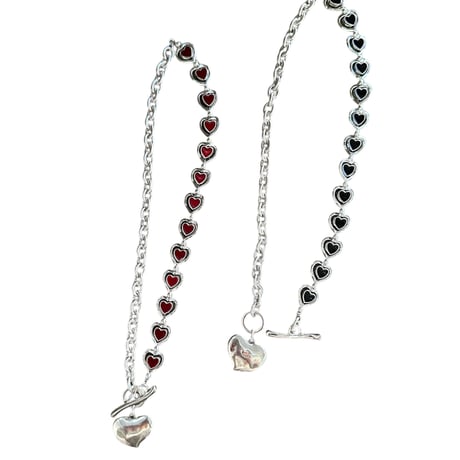 Otro accesorio heart chain combi necklace