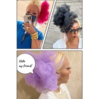 Bow tulle clip LARGE