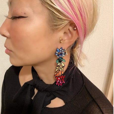 Rainbow bijoux earrings