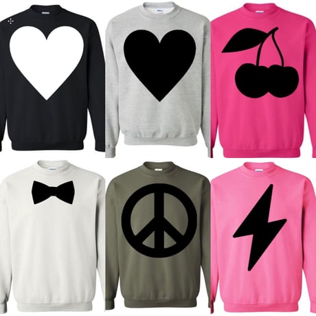Fun fun sweat tops / made in USA