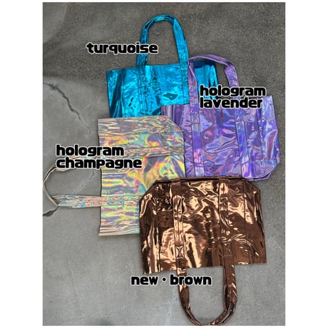 Mirror tote w long strap