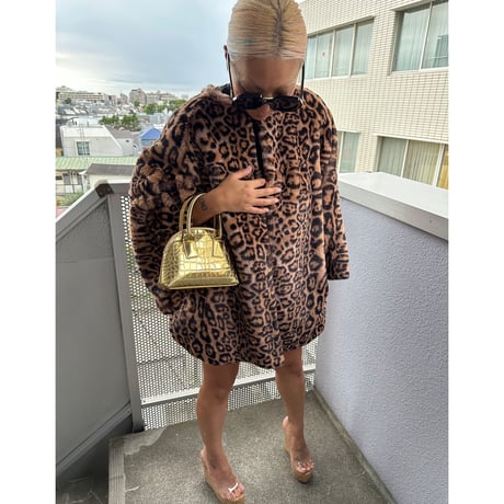 Burself faux fur medium coat
