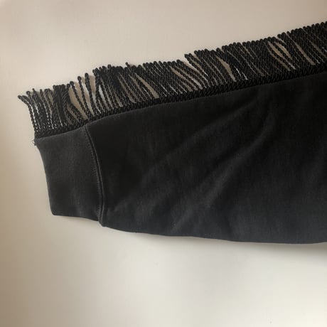 Fringed sweat top