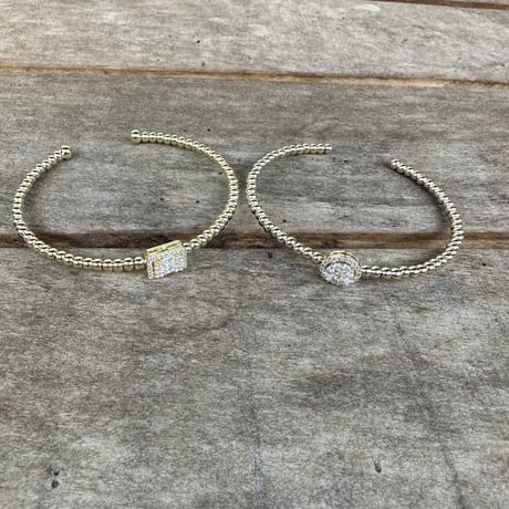 Think bangle w bijoux