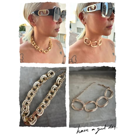 Chunk chunky necklace