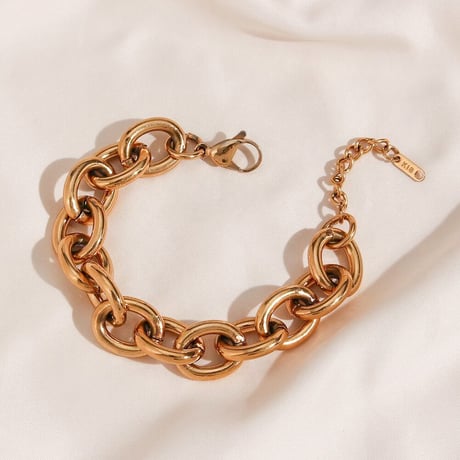 Stainless chunky chain bracelet