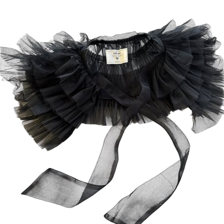 Ruffle tulle collar by DIR69