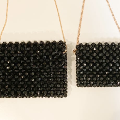beaded doll bag  large