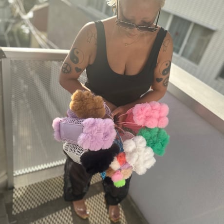 Pompom basket