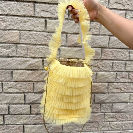 burself×DIR69  new tulle bucket bag