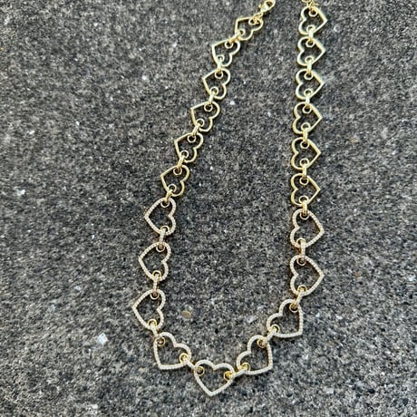 Heart bijoux  chain necklace