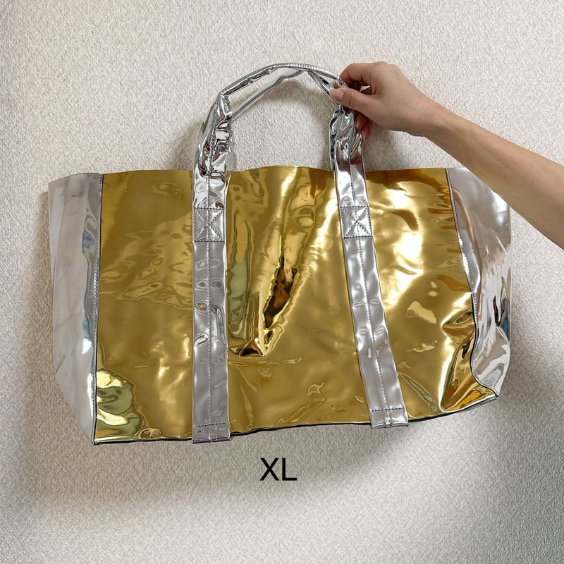 Bi-color mirror tote ( 3 sizes ) | burself