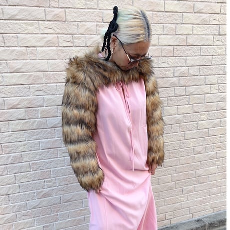 Eco fur sleeve
