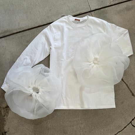 Removable big  cuff tee