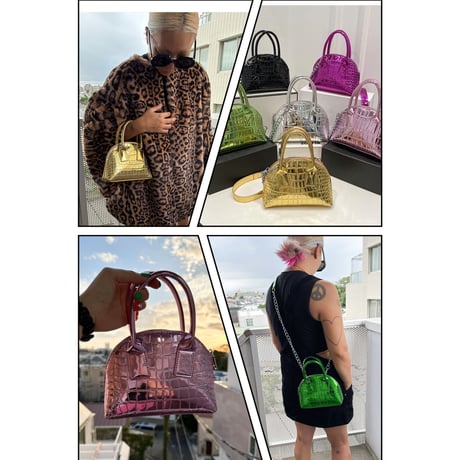 Mini crock mirror bag