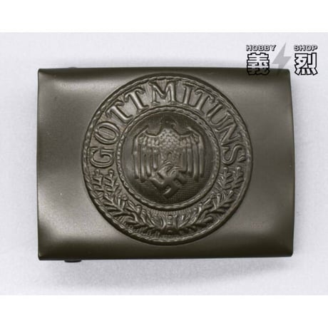 WW2ドイツ軍陸軍兵用バックル【OD色】・復刻品