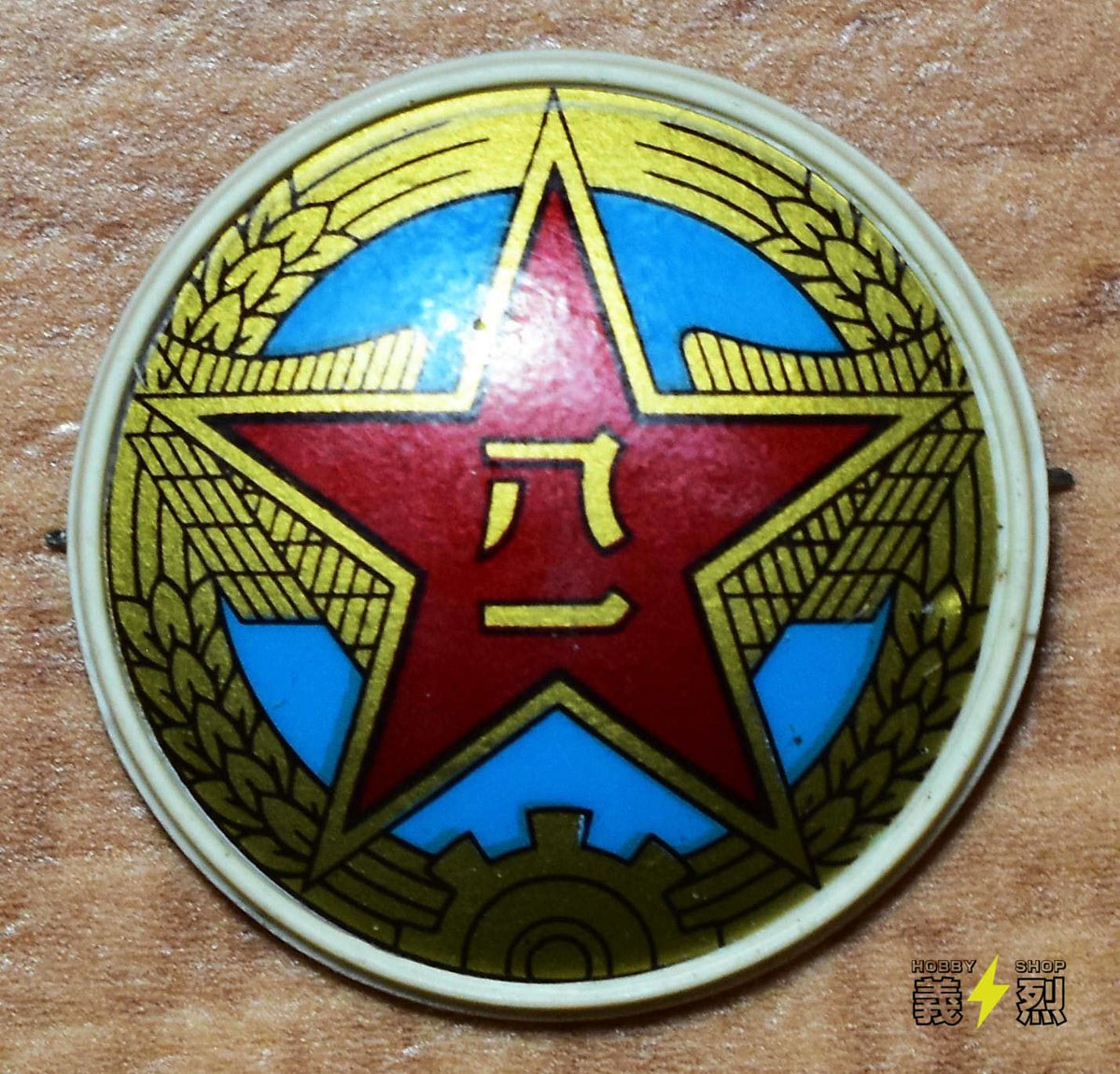 中国人民解放軍87式帽章（プラスチック製）空軍 | 義烈