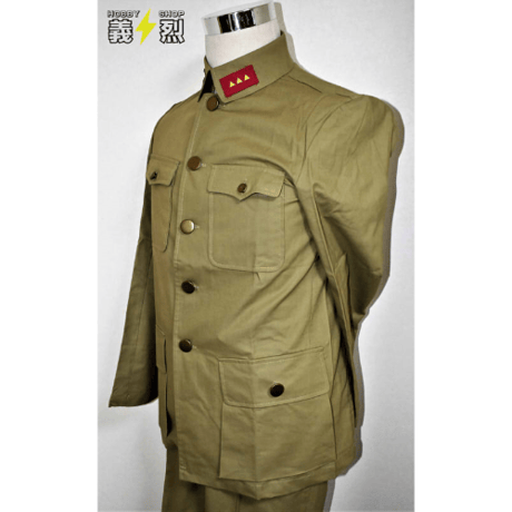 中国国民党軍兵用夏季野戦服上下セット・復刻品