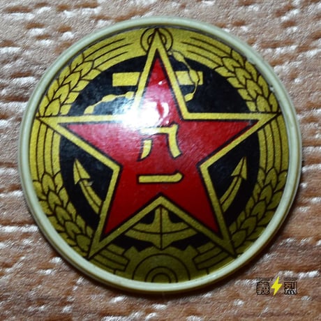 中国人民解放軍87式帽章（プラスチック製）海軍
