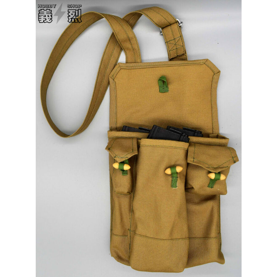 AK 用マガジンポーチ　ベトコン　ベトナム戦争　実物 北ベトナム人民軍AKマガジンポーチ(複製品)厚生地タイプ | 義烈