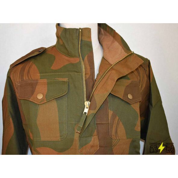 WW2 デニソンスモック　空挺　実物　1945年製 残念な出来です！【イギリスの軍服】陸軍空挺迷彩スモック