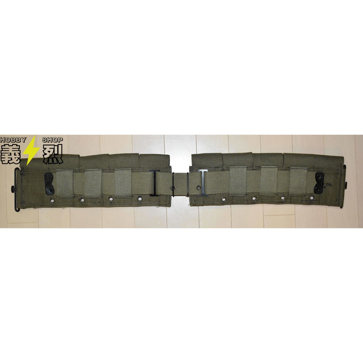 WW2米軍M1923カートリッジ・ベルト【OD色】・復刻品 | 義烈