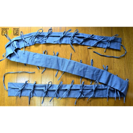 WW2中国小銃用布製弾帯〈ブルーグレー色〉（複製品）