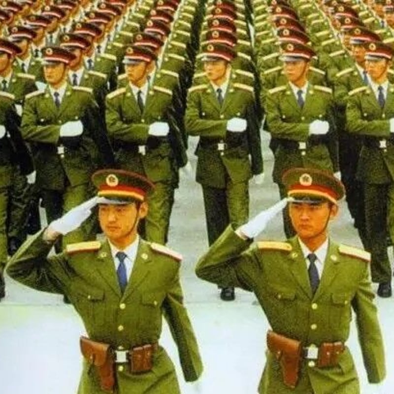 激レア　実物　中国軍　PLA 人民解放軍　中国海軍　87式　制服