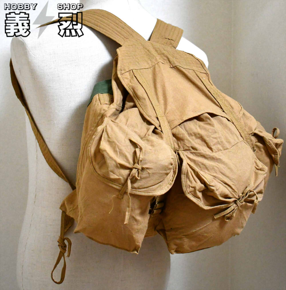 北ベトナム軍　ベトコン　リュック　レプリカ　ベトナム製　カーキ色　新品 ベトナム人民軍リュックサック・復刻品 | 義烈
