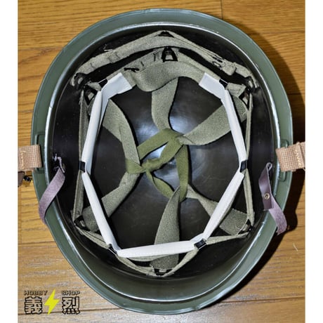 ＷＷ2米軍M1ヘルメット・アメリカ軍〈ストラップカーキ色〉・復刻品