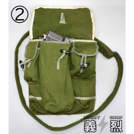 北ベトナム軍/解放戦線AK-47用３ポケットマガジンポーチ(中古品）②