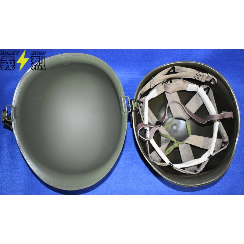 米軍M1ヘルメット・アメリカ軍〈ストラップOD色〉・復刻品 | 義烈