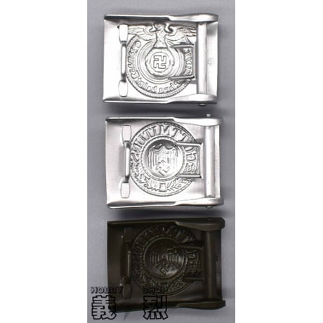 WW2ドイツ軍SS兵用バックル【シルバー】・復刻品