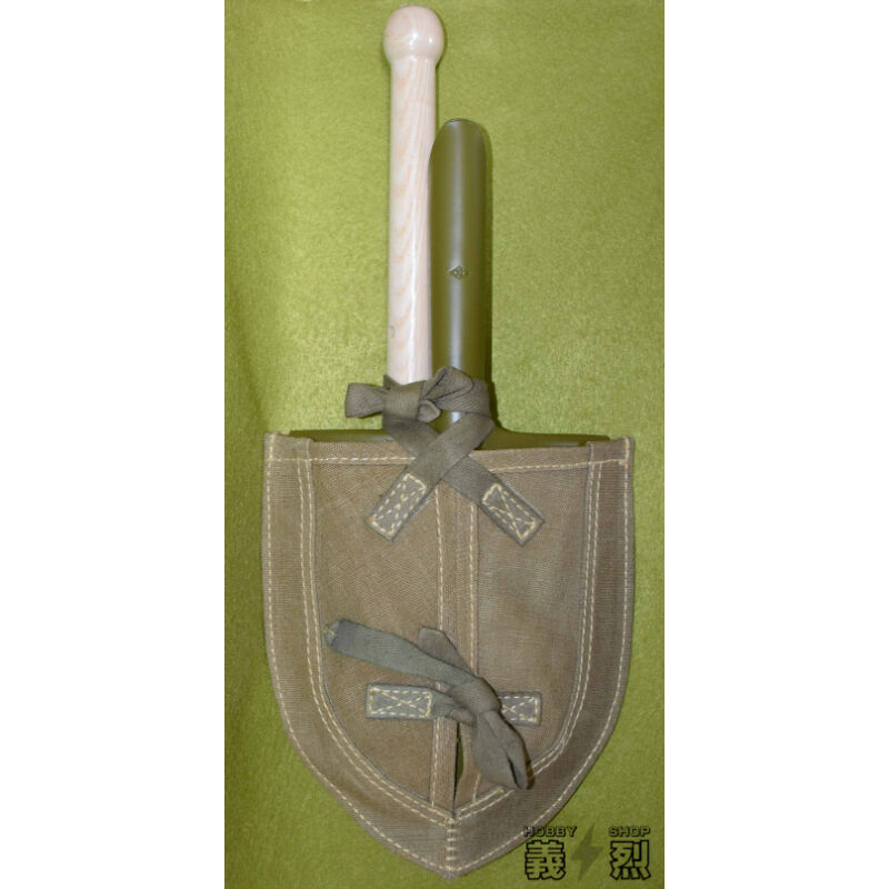 日本陸軍小円匙エンピ【後期型】（カバー，ロープセット）・復刻品 | 義烈