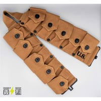 WW2米軍Ｍ1923カートリッジ・ベルト【カーキ色】・復刻品