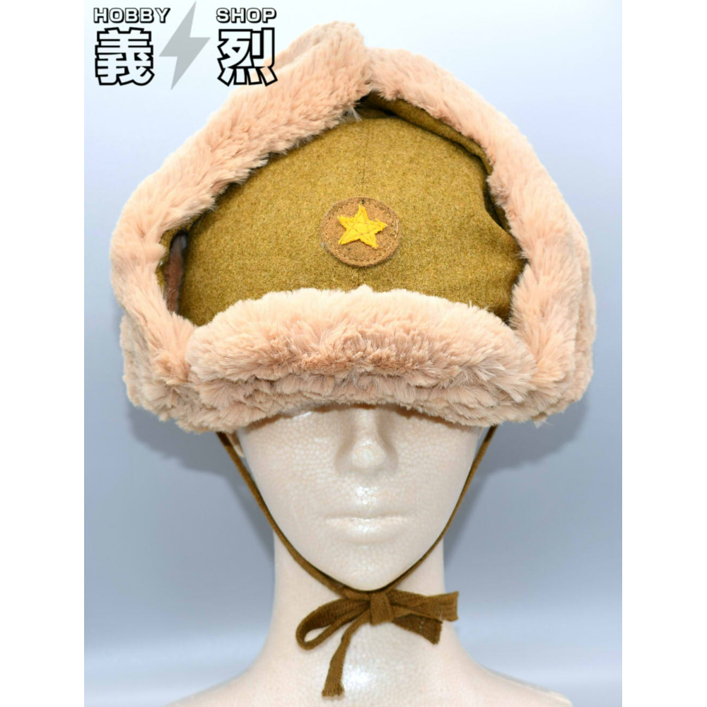 日本陸軍防寒帽（将校仕様実物) 日本陸軍防寒帽・復刻品 | 義烈