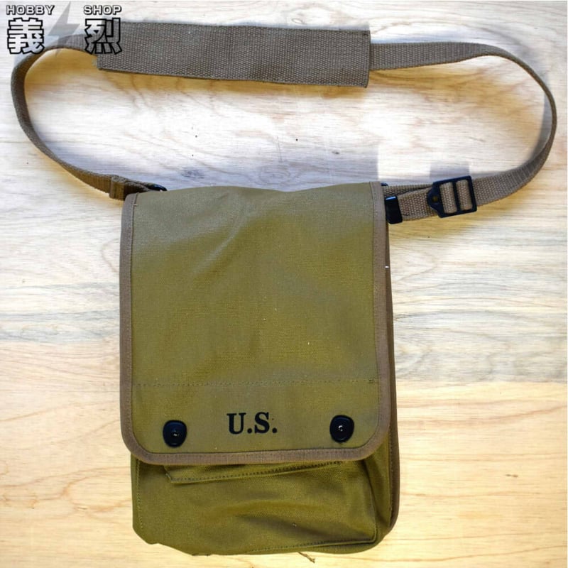 WWⅡ米海兵隊マップケース〈カーキ色〉・復刻品 | 義烈