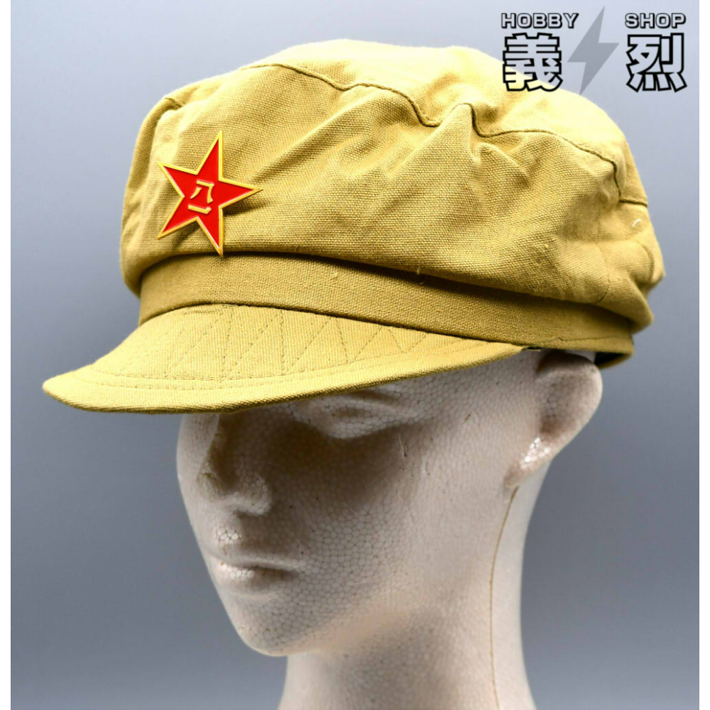 中国人民解放軍儀仗隊　軍用帽子 金色装飾 エンブレム付き 中国50式解放帽・復刻品 | 義烈