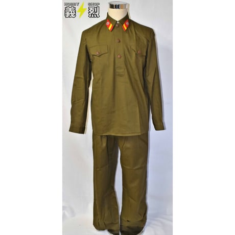 【複製品】朝鮮人民軍兵用軍装（生地A）
