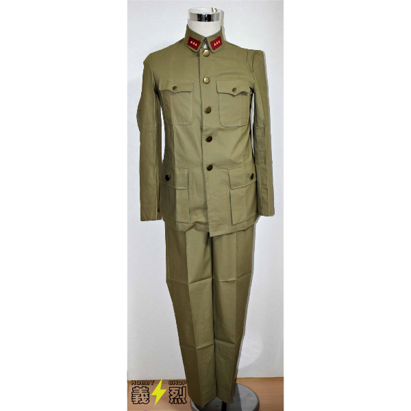 WW2中国国民党軍兵用夏季野戦服上下セット（複製品） | 義烈