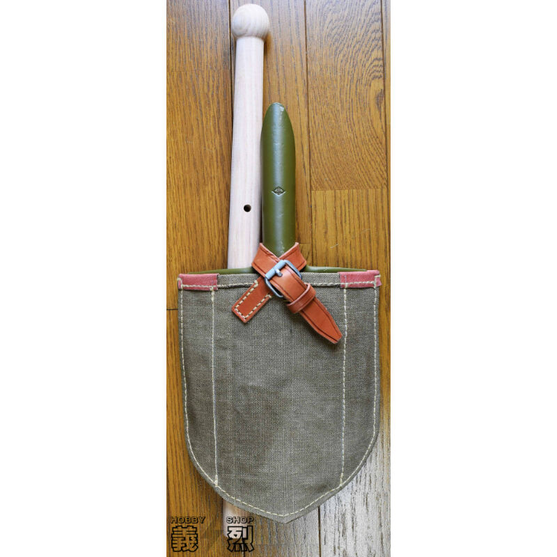 日本陸軍小円匙エンピ【前期型】（カバー、ロープセット）・復刻品 | 義烈